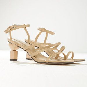 NEVER WORN - 4th & Reckless Tyler Heel - Nude PU